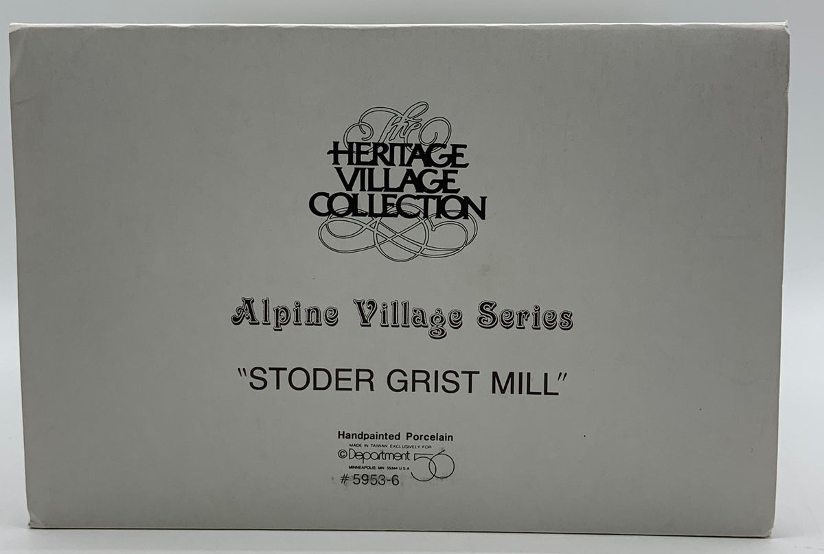 Retired Department 56- Alpine Village "Grist Mill"