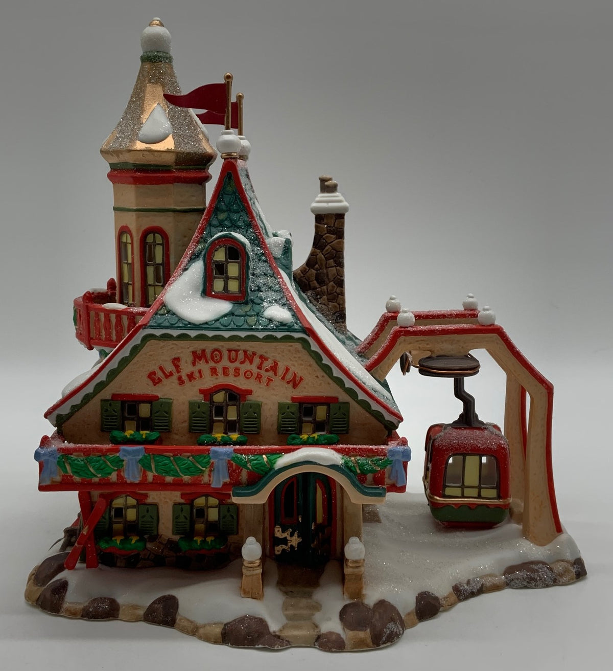Dept 56- North Pole Series  "Elf Mountain Ski Resort"