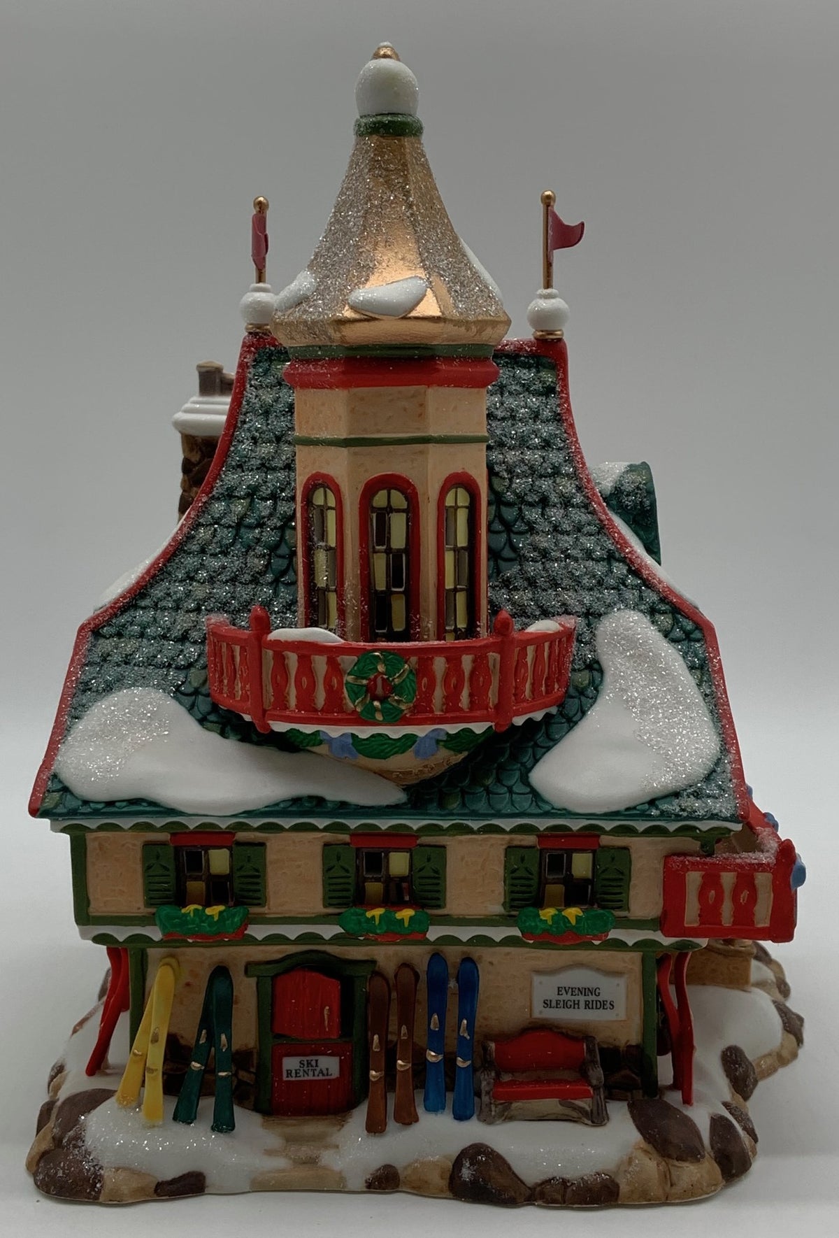 Retired Dept 56- North Pole Village "Elf Mountain Ski Resort"