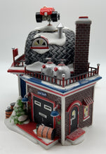 Load image into Gallery viewer, Retired Dept 56- North Pole Village &quot;Hot Wheels Custom Car Shop&quot;
