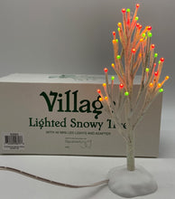 Load image into Gallery viewer, Dept 56- Village Accessories &quot;Lighted Snowy Tree&quot; 
