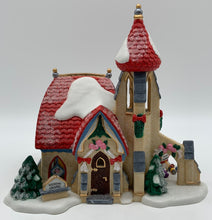 Load image into Gallery viewer, Dept 56- North Pole Village &quot;Wedding Bells Chapel&quot;
