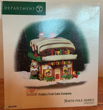 Load image into Gallery viewer, Dept 56- North Pole Series   Village &quot;Fretta&#39;s Fruit Cake Company- see note
