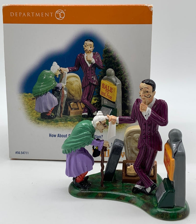 Dept 56- SV Halloween "How About Our Lay-Away Plan?"