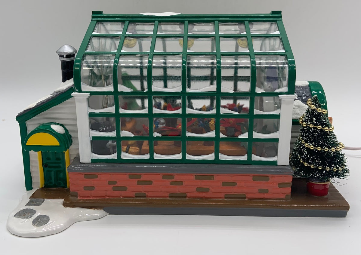 Retired Dept 56- Snow Village "The Bachman's Greenhouse"