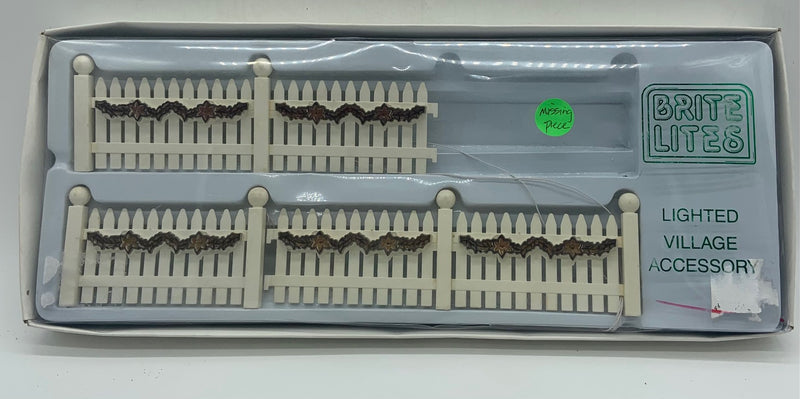 Dept 56- Village Accessories "Fence Brite Lites" 