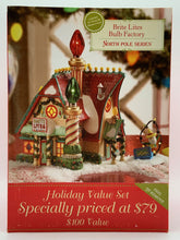Load image into Gallery viewer, Department 56- North Pole Series &quot;Brite Lights Bulb Factory&quot;
