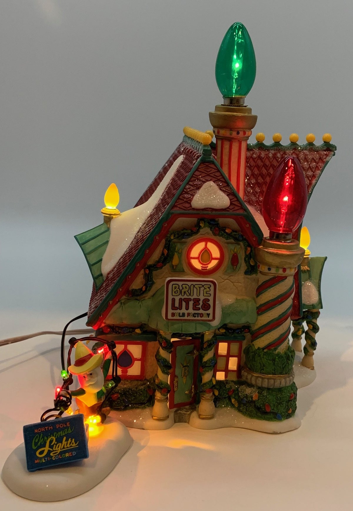 Dept 56- North Pole Series "Brite Lights Bulb Factory"