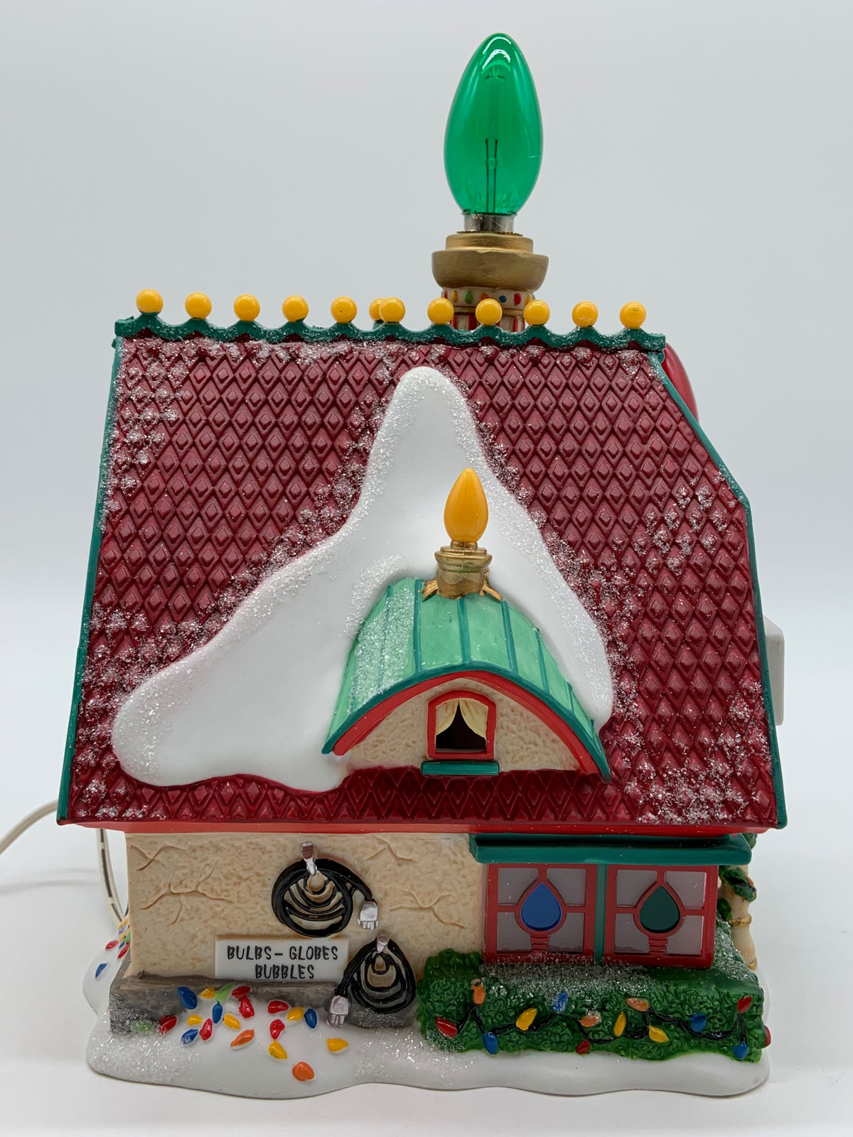 Retired Department 56- North Pole Series "Brite Lights Bulb Factory"