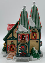 Load image into Gallery viewer, Department 56- North Pole Series &quot;The Reindeer Stables, Dasher &amp; Dancer&quot;
