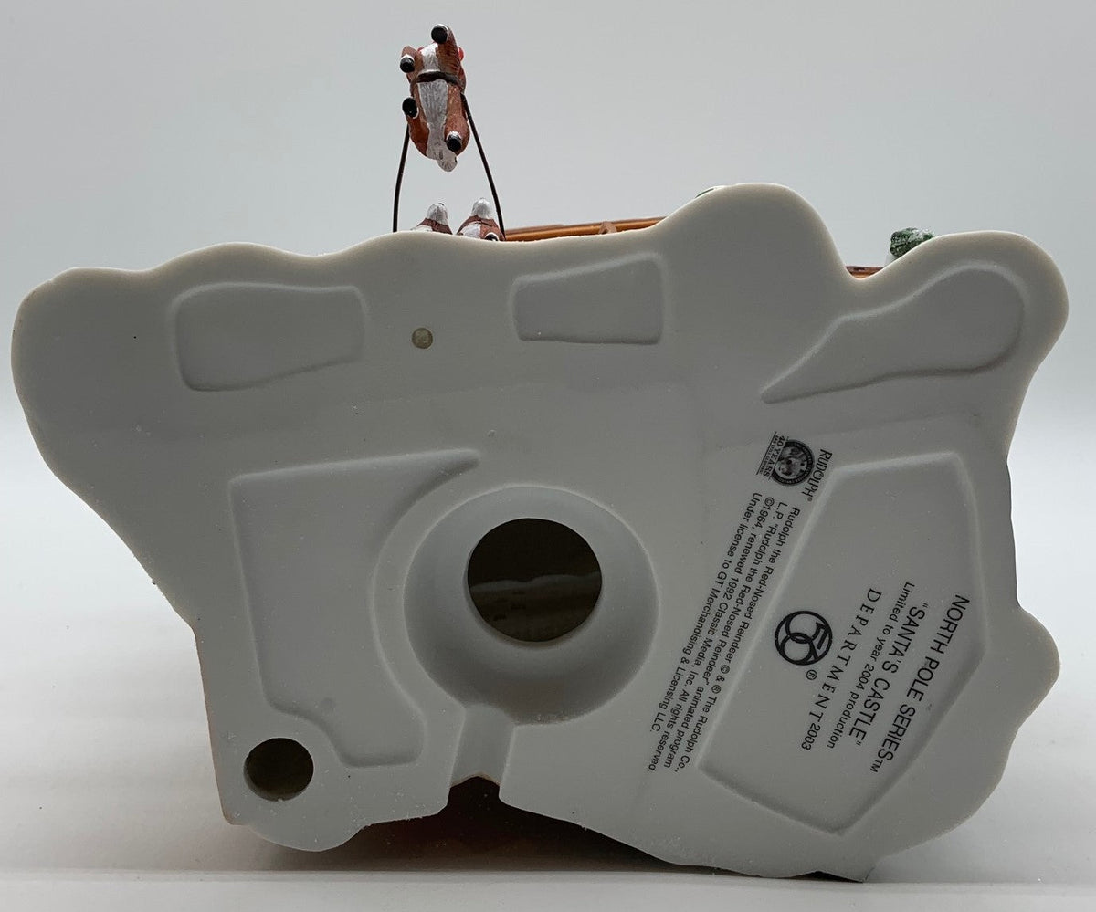 Retire Dept 56- North Pole Series "Santa's Castle"