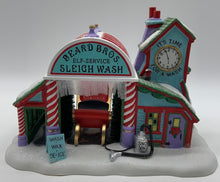 Load image into Gallery viewer, Dept 56- North Pole Series &quot;Beard Bros. Sleigh Wash&quot;
