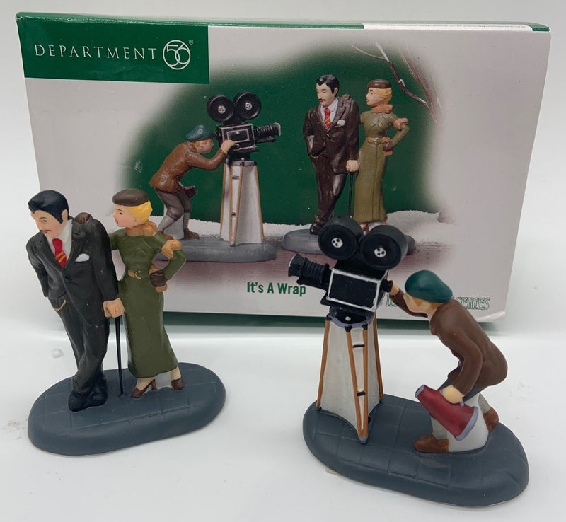 Dept 56- Christmas in the City "It's a Wrap" accessory