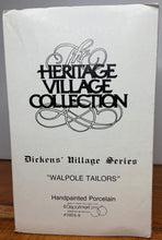 Load image into Gallery viewer, Retired Department 56 Dickens&#39; Village Walpole Tailors
