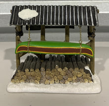 Load image into Gallery viewer, Dept 56- Village Accessory Collections "Woodland Canoe Shelter"
