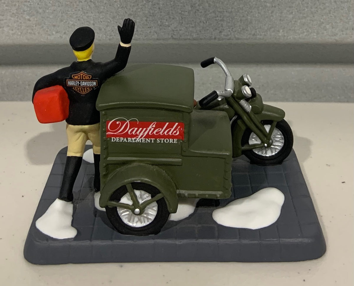 Dept 56- Christmas in the City "Harley Delivers Christmas" accessory