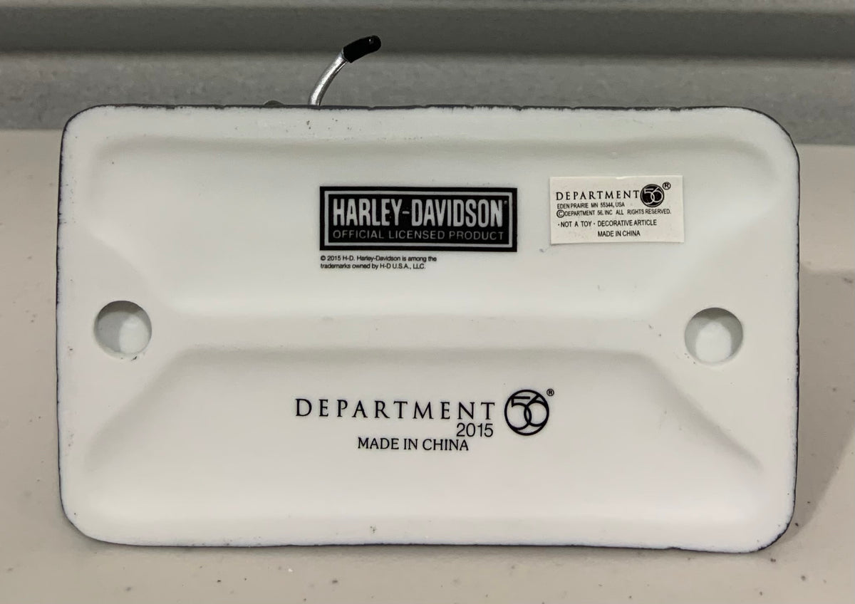 Dept 56- Christmas in the City "Harley Delivers Christmas" accessory