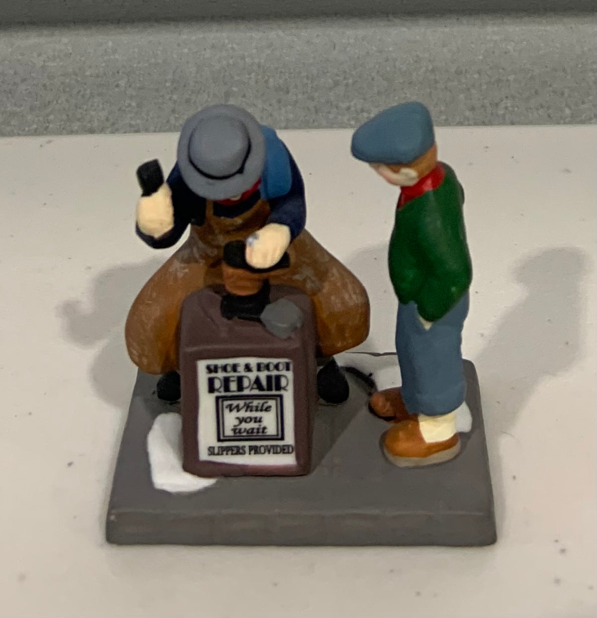 Dept 56- Christmas in the City "Sidewalk Shoe Repair" accessory
