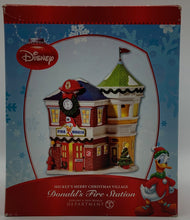 Load image into Gallery viewer, Retired Department 56- Disney- Mickey&#39;s Merry Christmas Village &quot;Donald&#39;s Fire Station&quot;
