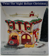 Load image into Gallery viewer, Dept 56- Twas the Night Before Christmas &quot;Hoof &amp; Ladder Fire Station&quot;
