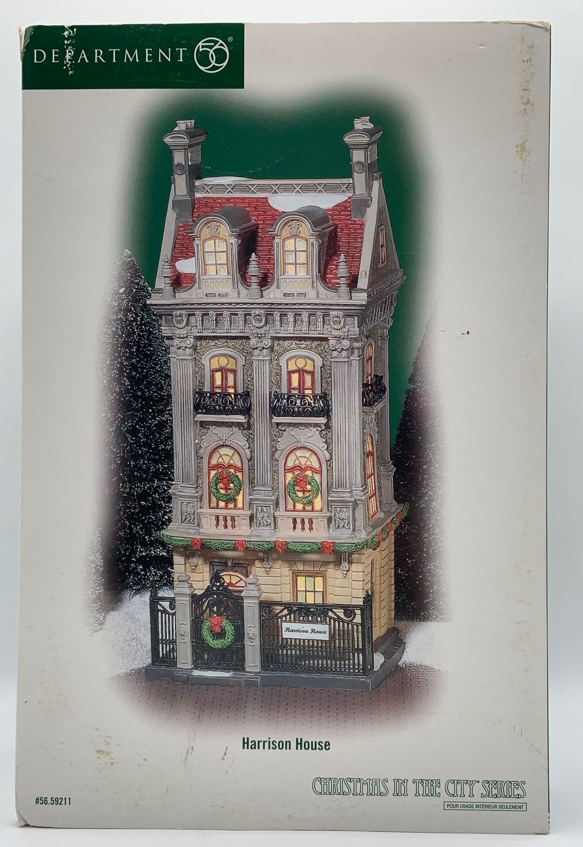 Department 56- Christmas in the City "Harrison House"