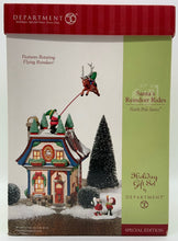 Load image into Gallery viewer, Retired Department 56- North Pole Series &quot;Santa&#39;s Reindeer Rides&quot;
