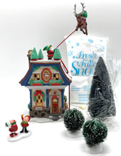 Load image into Gallery viewer, Dept 56- North Pole Series &quot;Santa&#39;s Reindeer Rides&quot;
