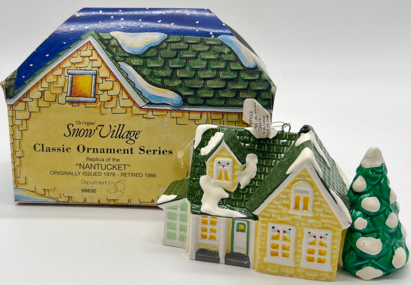 Dept 56- Snow Village "Nantucket" ornament