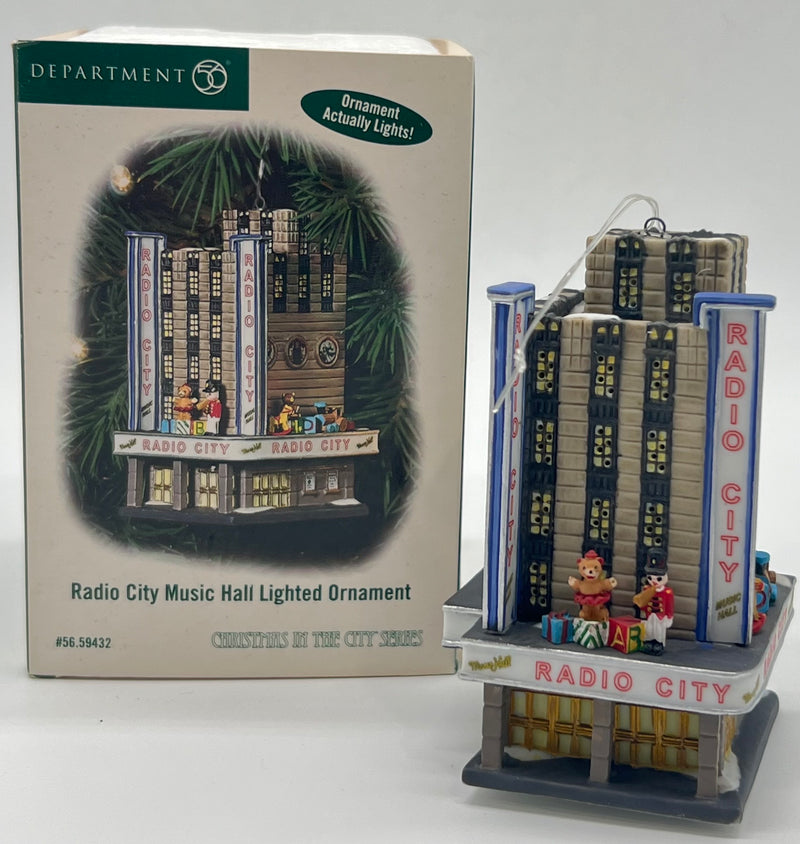 Dept 56- Christmas in the City "Radio City Music Hall" ornament