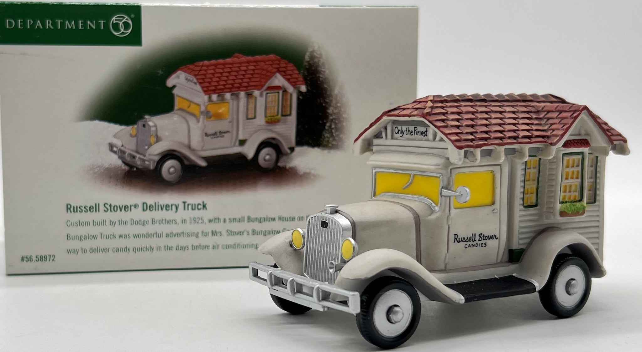 Department 56 Christmas In The City Russell Stover Delivery Truck - Thumbnail 5