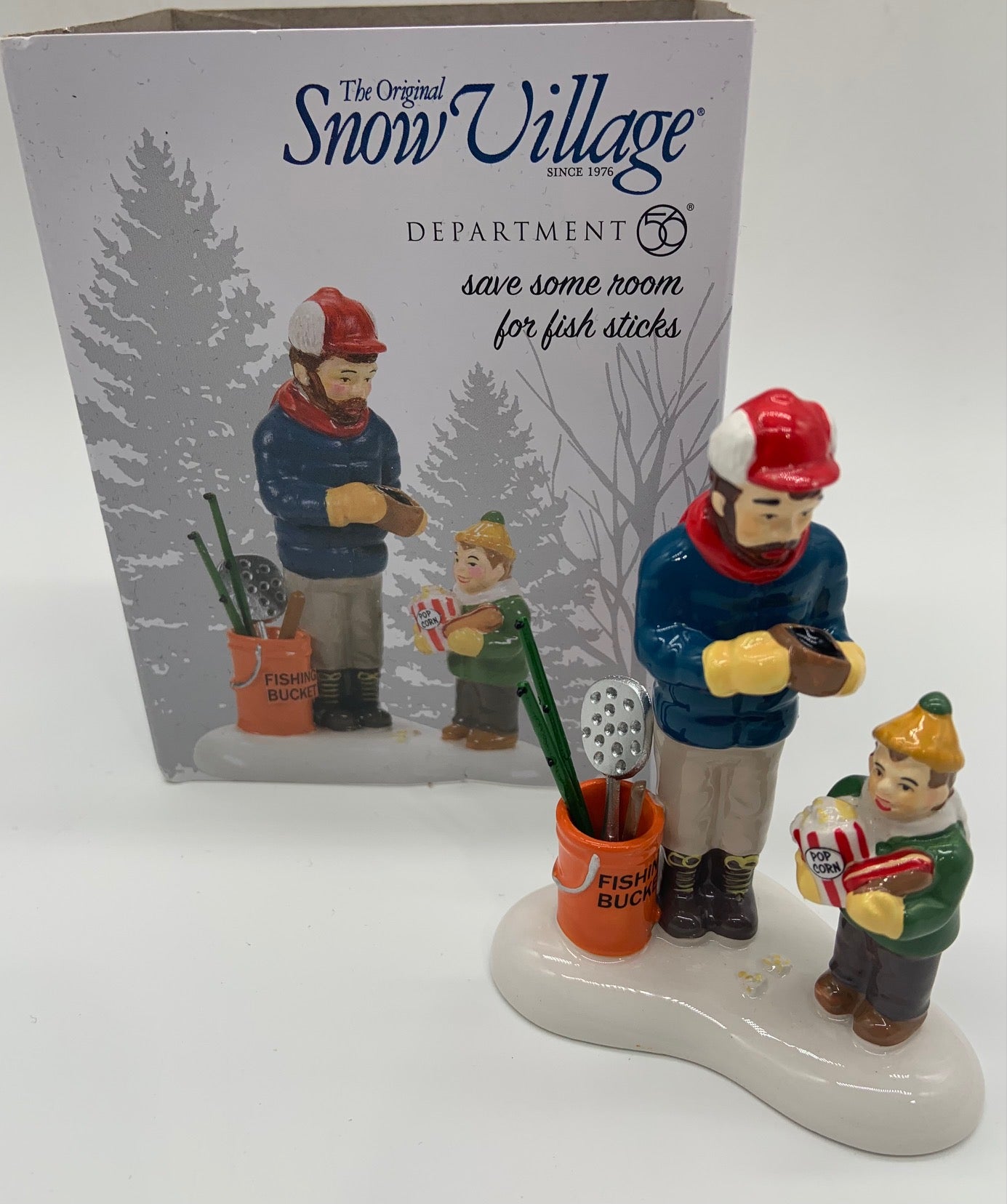 dept.56 accessories fish 58149 Department 56 Save Some Room For Fish Sticks Original Snow Village