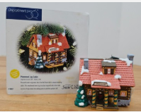 Dept 56- Snow Village "Pinewood Log Cabin" Lighted Ornament