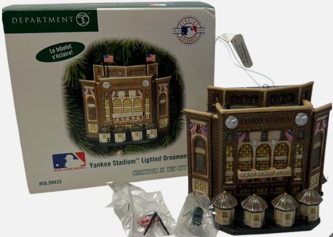 Dept 56- Christmas in the City "Yankee Stadium" Lighted Ornament