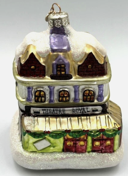 Dept 56- Dickens' Village "Theatre Royal" Glass ornament