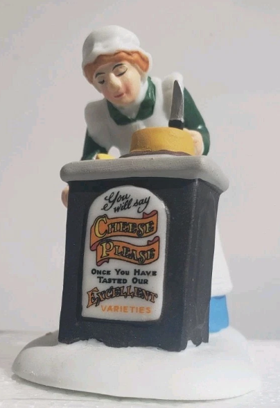 Dept 56- Dickens' Village "Cheese Samples for All" accessory