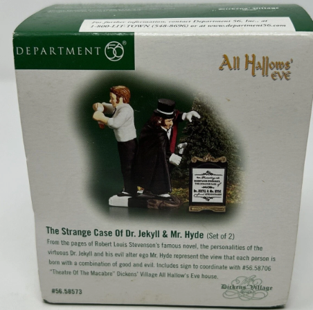 Dept 56- Dickens' Village "The Strange Case of Dr. Jekyll & Mr. Hyde"