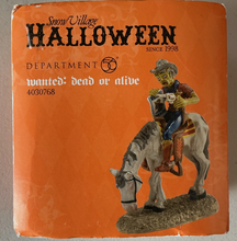 Load image into Gallery viewer, Dept 56- SV Halloween "Wanted: Dead or Alive" accessory
