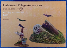 Load image into Gallery viewer, Department 56- SV Halloween "Creepy Creatures Bats" accessory

