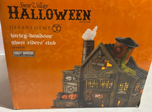 Load image into Gallery viewer, Dept 56- SV Halloween "Harley-Davidson Ghost Riders' Club"
