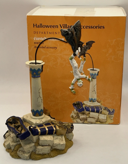 Dept 56- SV Halloween "Cursed Mummy" animated accessory