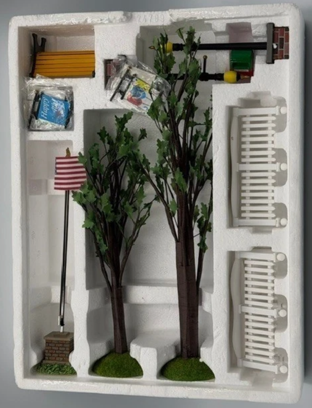 Department 56- Village Accessories "Spring/Summer Landscape Set" accessory