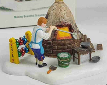 Load image into Gallery viewer, Department 56- Alpine Village "Making Beautiful Ornaments" accessory
