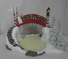 Load image into Gallery viewer, Dept 56- North Pole Series "Bridge Over the Icy Pond" accessory
