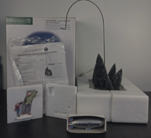 Load image into Gallery viewer, Dept 56-  Animated Village Accessories "Look, It's the Goodyear Blimp" accessory
