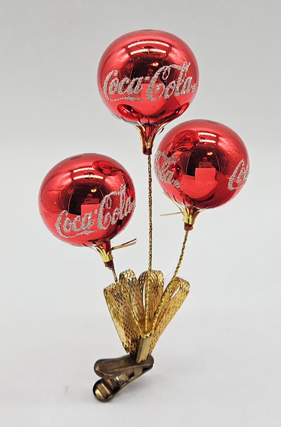 Coca-Cola – “Balloon Trio Clip-on Ornament” — ornament view