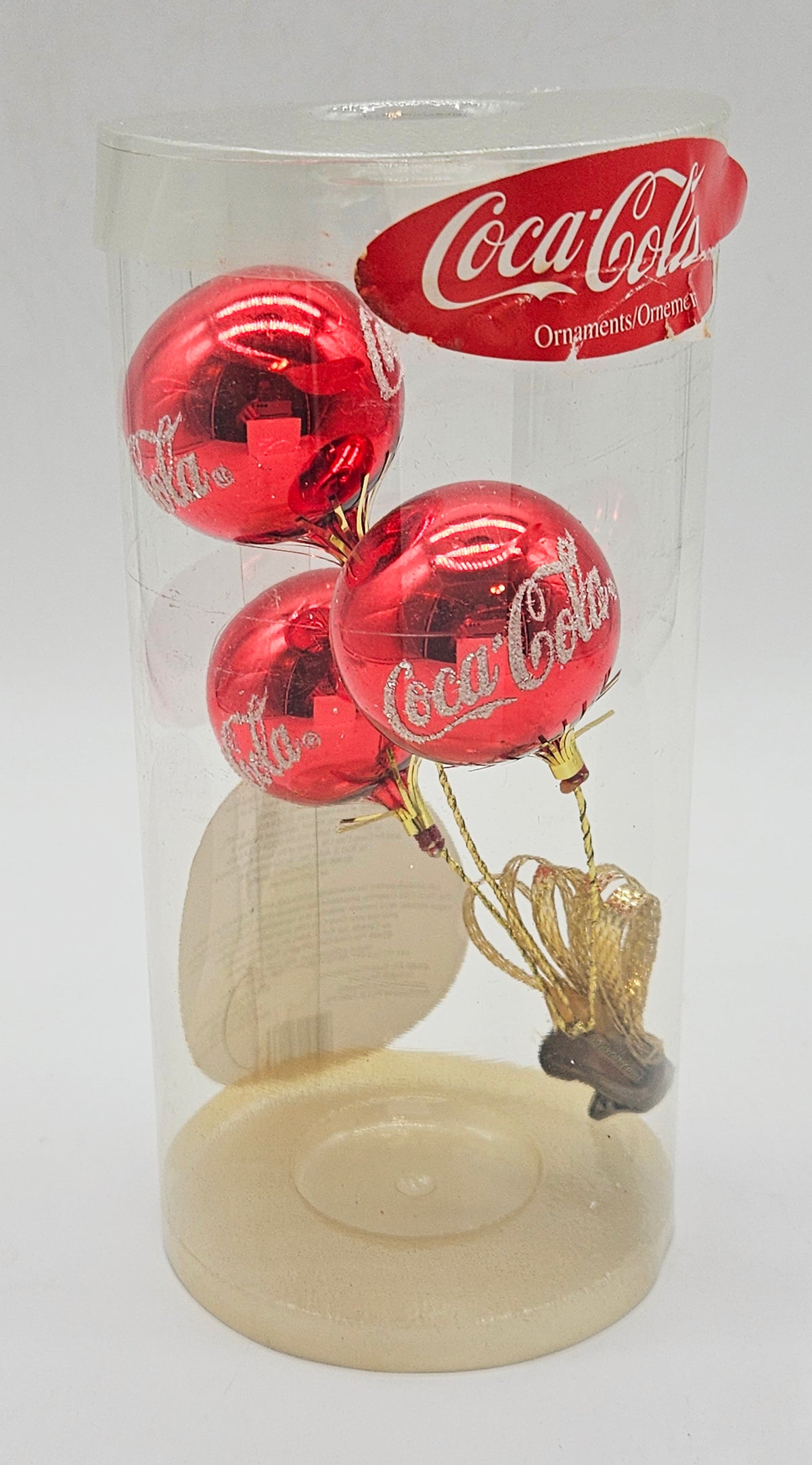 Coca-Cola – “Balloon Trio Clip-on Ornament” — ornament view