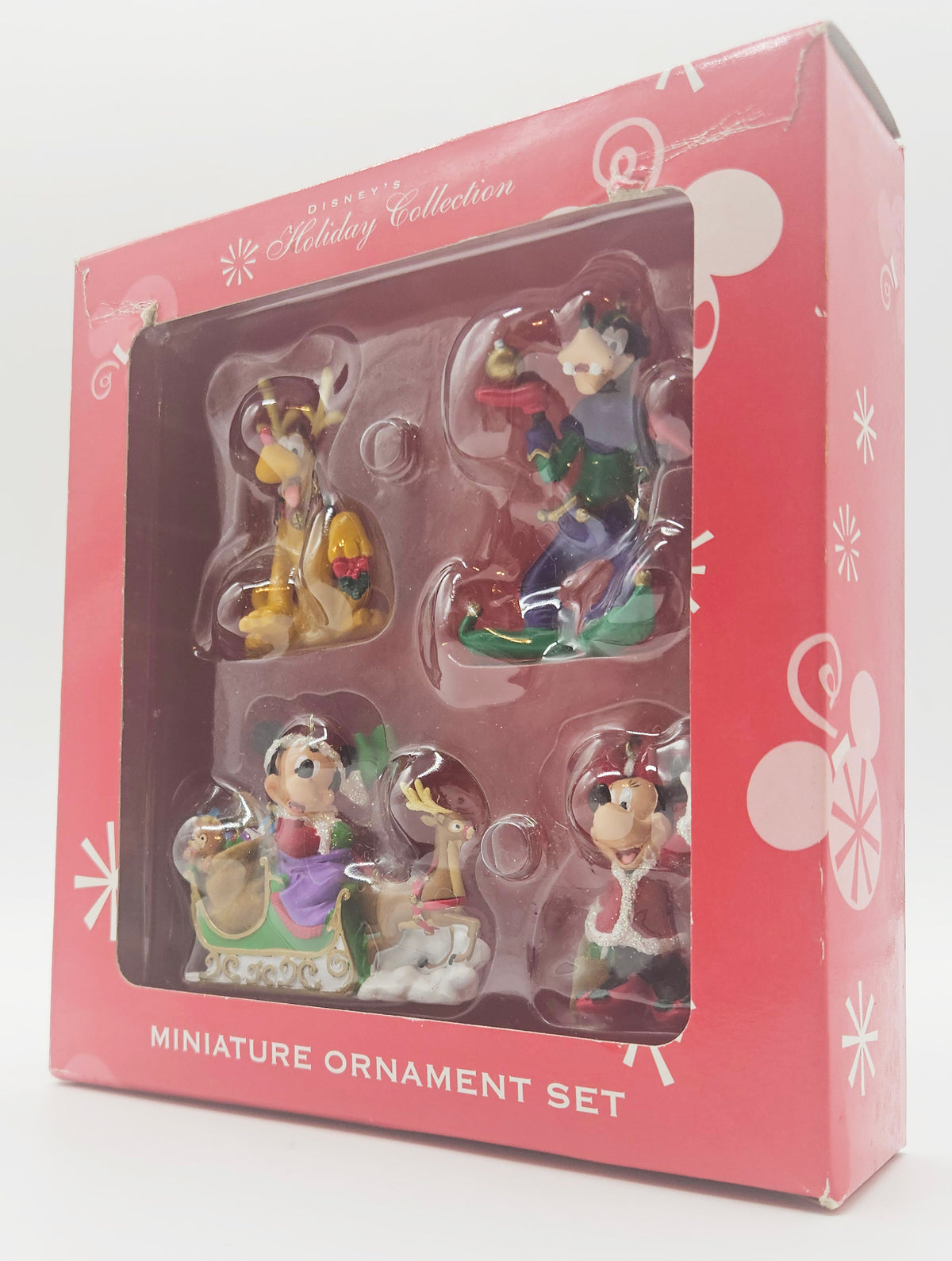 Disney – “Holiday Collection Miniature Ornament Set” — original packaging