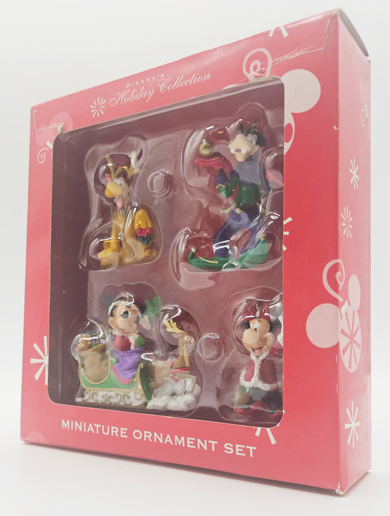 Disney – “Holiday Collection Miniature Ornament Set” — original packaging