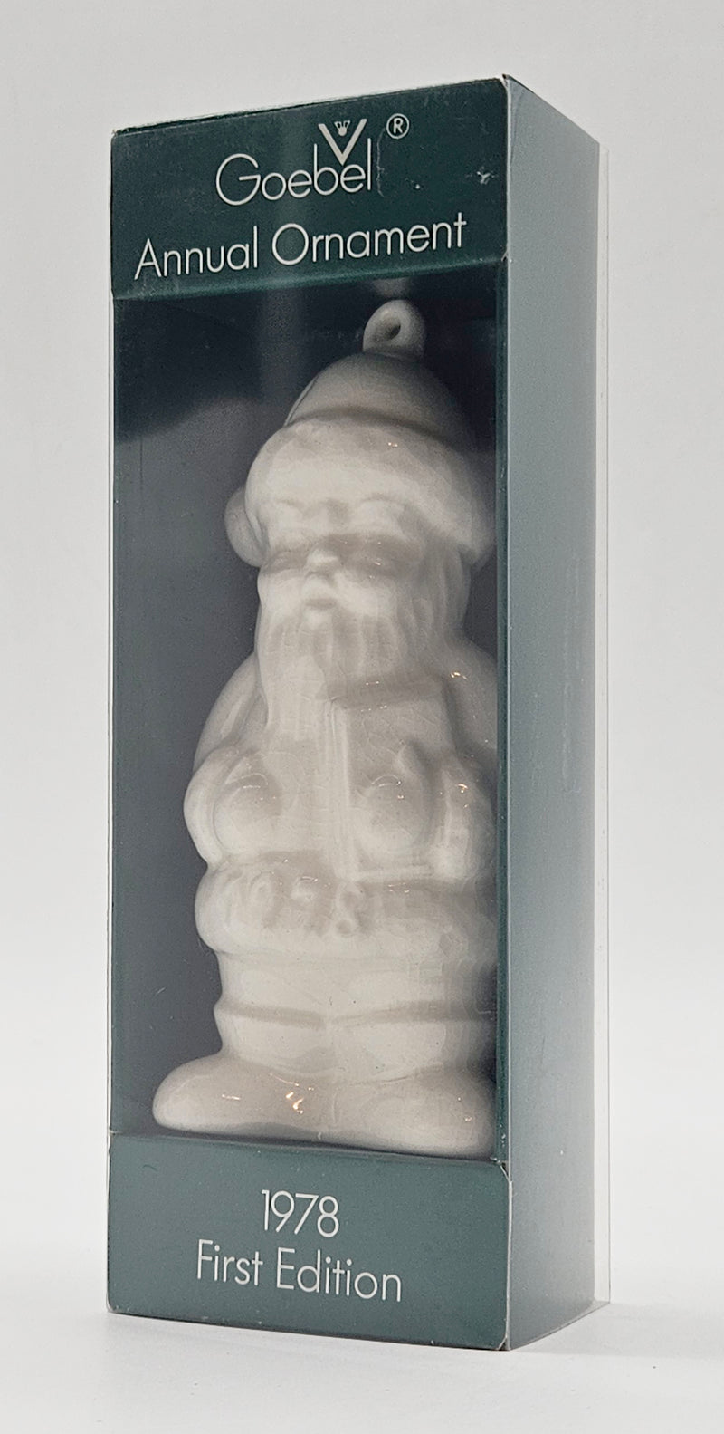 Goebel – “Annual Santa First Edition White” — with original box