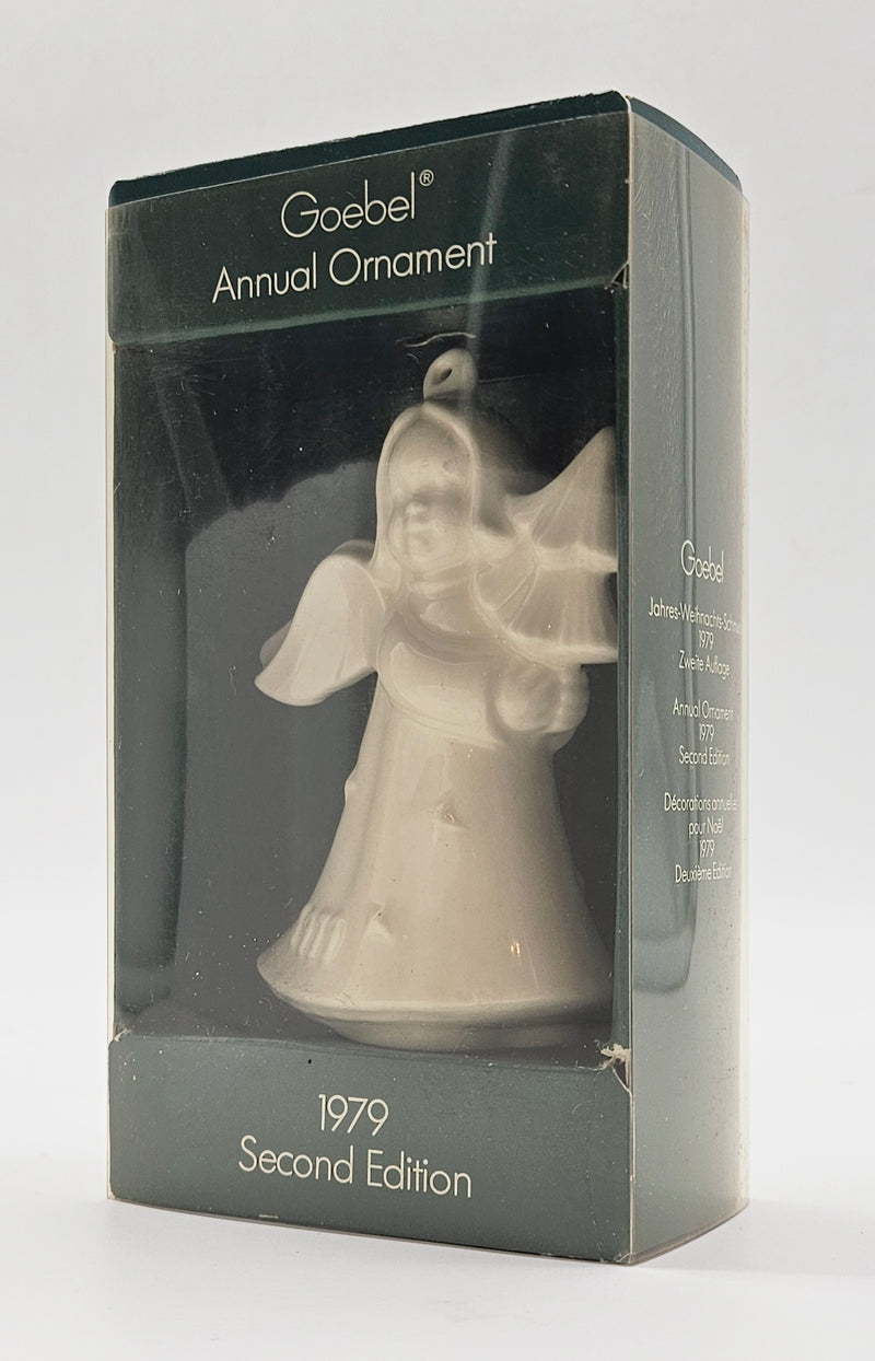 Goebel – “Annual Angel with Tree Second Edition White” — with original box